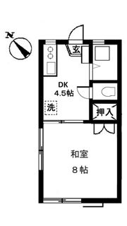 パインハイツの間取り画像
