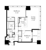 白金ザ・スカイの間取り画像