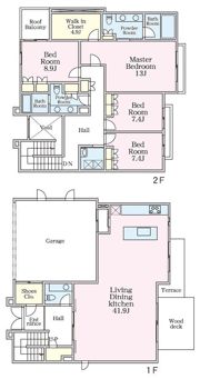 シュロス田園調布の間取り画像