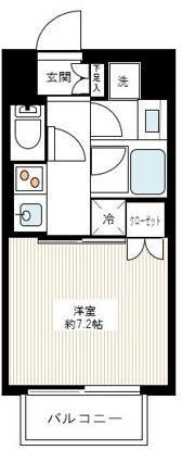 サンウッド錦糸町フラッツの間取り画像