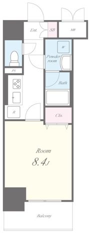 VOLGA BLDG アドグリシーヌ 竜泉の間取り画像