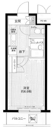 メインステージ目黒南の間取り画像