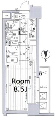 メイクス西新井大師の間取り画像