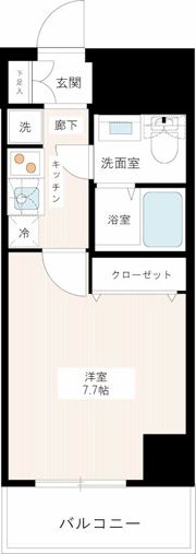 MAXIV一之江の間取り画像