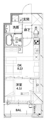 N-flats板橋の間取り画像