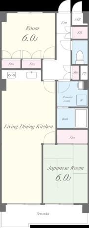 ディラヴェール田柄の間取り画像