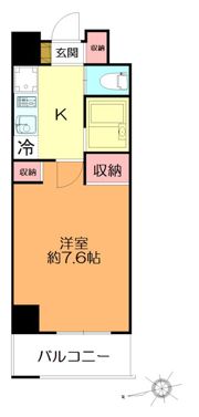 アーツ芝浦の間取り画像