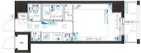 ステージファースト神楽坂IIの間取り画像
