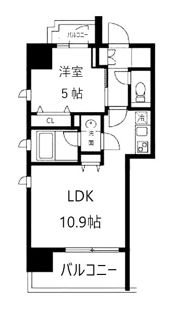 南麻布パークハイツの間取り画像