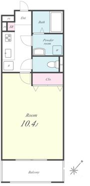 マイト カジヤの間取り画像