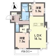 レゾンクレールの間取り画像