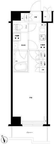 ルーブル川崎中丸子弐番館の間取り画像