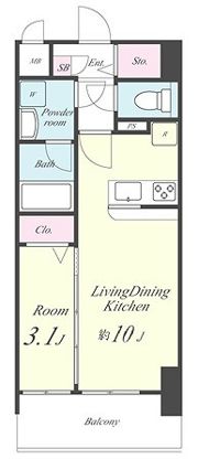 アン・ボルヌの間取り画像