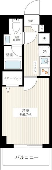 REXZY西川口AZIIの間取り画像