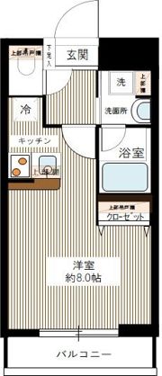 ハーモニーレジデンス大森山王＃002の間取り画像