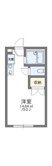 レオパレスシャルムの間取り画像