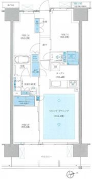 オハナ柏たなかパークフロントの間取り画像