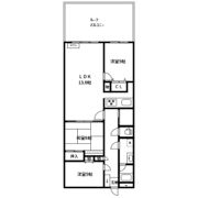カロディカーサ藤が丘の間取り画像