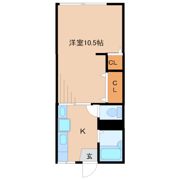 第1白王ハイツの間取り画像