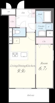 ESPERANZA TACHIKAWAの間取り画像