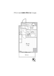 BlancCiel南蒲田の間取り画像