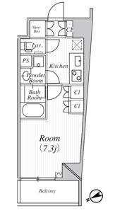 BlancCiel東蒲田の間取り画像