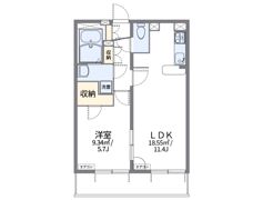 レオパレス西日暮里の間取り画像