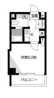 サニーハイマート下北沢の間取り画像