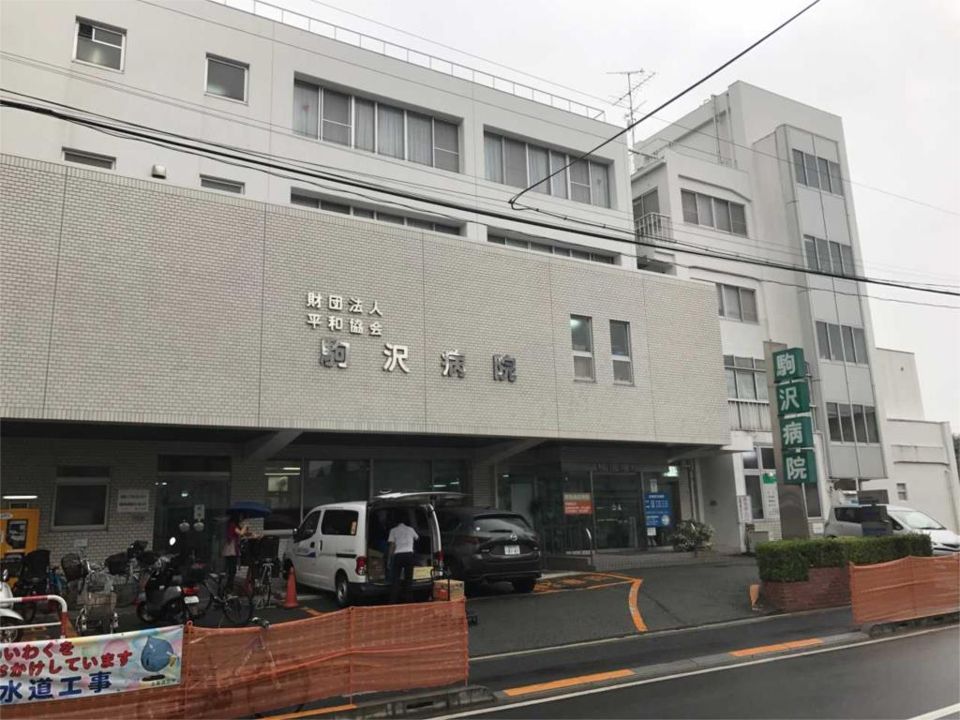 近くの駒沢病院まで234m(徒歩3分)