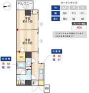 ZOOM信濃町の間取り画像