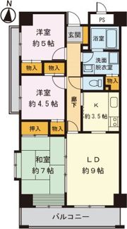 ピア親水公園の間取り画像