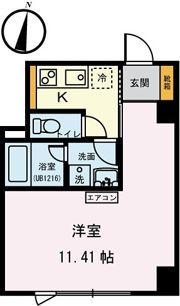 パルク北参道の間取り画像