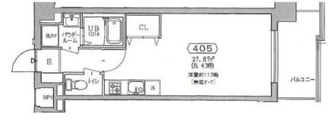 ウインズ洗足池の間取り画像