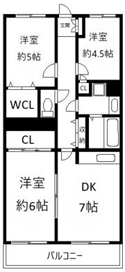レピドール福田Iの間取り画像