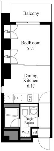 コスモリード赤羽の間取り画像