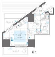 ZOOM信濃町の間取り画像