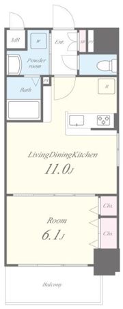 ランエージ新御徒町の間取り画像