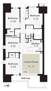 ルネ八王子トレーシアの間取り画像