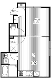ハピネス前野の間取り画像