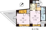 コンフォート東新宿の間取り画像