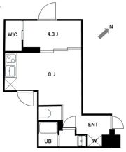 MUVA天王洲アイルの間取り画像