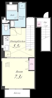 エバーパティオHAの間取り画像