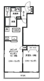 仮)ウィスティリアWestの間取り画像