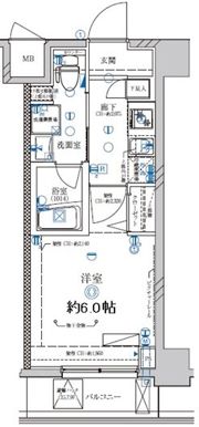 ディアレイシャス西川口の間取り画像