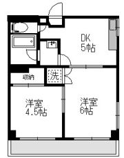 メゾンユリの間取り画像