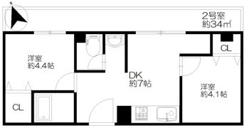 藤井ビルの間取り画像