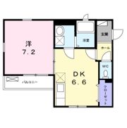 パインコートの間取り画像