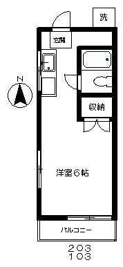 東元町サニーハイツの間取り画像