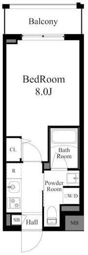 パークウッズ戸越公園の間取り画像
