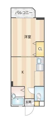 パルデンス高井戸の間取り画像